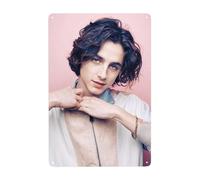 Mobili Timothee Star Chalamet Birthday Gift for men, women, Christmas Gifts For new home Friends, Neighbor - Classic Metal Signs 12x8 inch