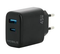 Mobilis 001363 mobile device charger Universal Black AC Auto