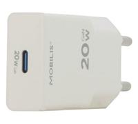 Mobilis 020025 mobile device charger Universal White AC Fast charging