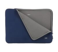 Mobilis 049021 laptop case 35.6 cm (14") Sleeve case Blue, Grey