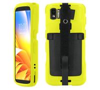 Mobilis Case for Zebra TC22 TC27 with Anti-Drop Hand Strap & Stylus Holder, Military-Grade Protection, High-Visibility Color Easy Identification & Safety (Neon yellow)