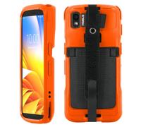 Mobilis Case for Zebra TC22 TC27 with Anti-Drop Hand Strap & Stylus Holder, Military-Grade Protection, High-Visibility Color Easy Identification & Safety (Neon orange)