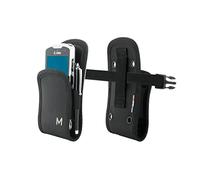 Mobilis Basic Holster for Mobile Scanner & Smartphone, Touch Computer & Cell Phone Pouch with Belt, Easy Access System, Screw Holes for Forklift Fixation (Size S)