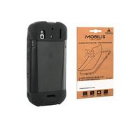 MOBILIS Bundle Rugged Case for Zebra TC51 TC52 TC56 TC57 Mobile Computers + Unbreakable Screen Protector IK06 Rated (Clear Finish)