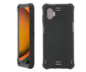 MOBILIS Case Compatible with Samsung Galaxy XCover 7 Pro, Shock-Resistant Protective Bumper Case, 40x Higher Than Military Standard, Recycled, Antimicrobial, Black