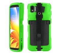 Mobilis Case for Zebra TC22 TC27 with Anti-Drop Hand Strap & Stylus Holder, Military-Grade Protection, High-Visibility Color Easy Identification & Safety (Neon green)