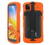 Mobilis Case for Zebra TC53e TC53 TC58 Terminal with Drop Protection Tab & Stylus Holder, Reinforced Military Protection, Antimicrobial, High-Visibility & Easy Identification - Fluorescent Orange