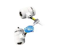 Mobilis Double Lock Security Cable With Key White 1.80m Lock