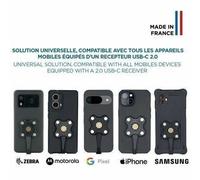 Mobilis Energia Induction Charger for Smartphone Input Connectors: Usb Clamping