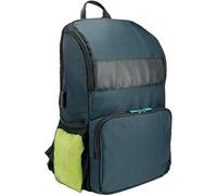 Mobilis Laptop Backpack, 14-15.6 Inch Laptop Backpack, High Visibility Rain Cover, Large Loading Capacity, Work/Travel/Business/Bike/Motorcycle, Blue