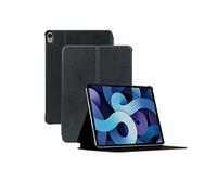 Mobilis Protective Folio Case for iPad Air 5 10.9 Inch 2022/iPad Air 4 10.9 Inch 2020, Smart Cover Case Shockproof, Stand Function, Auto Sleep/Wake, Leather Look, Black