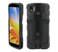 Mobilis Rugged Case for Zebra TC22 TC27 with Handstrap, Shockproof Military Grade Drop Protection Cover, Handheld Barcode Scanner Shell made with Recycled Materials Black