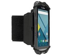 MOBILIS Universal Wrist/Arm Band for 4-6" Smartphone & Mobile Computer, Adjustable, 360° Rotation, Cuff Compatible with Zebra TC21 TC26, ScanPal EDA51 EDA52, Xcover, Crosscall, iPhone