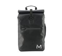 Mobilis Waterproof Bicycle Backpack for Laptop 14-15.6 Inch 25L, Bag Convertible into Pannier Rack Bag Rear Wheel, Reflective Elements, Cycling/Mountain Biking, Black