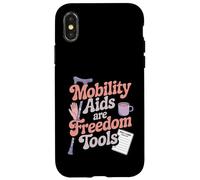 Mobility Aids Are Freedom Tools Disability Pride Case for iPhone X/XS