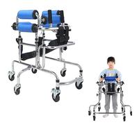 Mobility Aids Rollators Walking Aid Women,2.9~3.9ft Seniors, 6/8 Wheel Adult Children Cerebral Palsy Stroke Standing Frame Walking Aid The Disabled