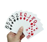 Mobility Choices - Deck of Large Print Playing Cards for Elderly, Visually Impaired - Red Backs