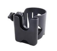 Mobility Cup Holder - Rotating Beverage Holder Attachment, Adjustable Clamp Organizer with Phone Storage | Practical Drink And Phone Mount For Stroller Wheelchair Walker Scooter Daily Travel