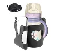 Mobility Cup Mount - Wheelchair Drink Holder for Travel | ABS with Clamp Grip, Fits Bottles, Cans, Mugs, Easy Install on Scooter, Walker, Stroller, Pushchair