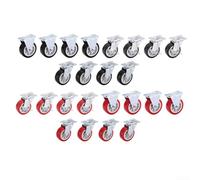 Mobility Enhancing Caster Wheels 4 Pack with Swivel Base for Use on Heavy Objects That Require Repositioning (D)