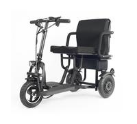 Mobility Folding E-Mobility Device 3 Wheel 2 Motors, 48V, Removable 15Ah Battery, Lightweight Portable Travel E-Mobility Device Long Range (20m), Dual Motors (Vehichle with 15Ah and 6Ah Battery)