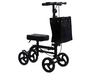 Mobility Knee Walker Scooter Adjustable Height Knee Pad Steering Brakes 300lb