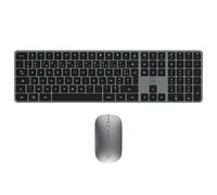Mobility Lab CP430W Wireless Keyboard and Mouse Combo - Multi-Device Bluetooth and USB 2.4GHz - AZERTY Layout with 15 Multimedia Shortcuts - Fast USB-C Charging - Ideal for Office, Home, Travel