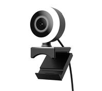 Mobility Lab - ML301310 - USB Wired Webcam - Full HD, Screwless Universal Built-in, Built-in Microphone, Adjustable LED Ring, Plug and Play - macOS & Windows Compatibility