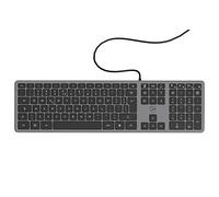 Mobility Lab ML302843 Ultra Slim PC Keyboard, Stylish and Ultra Slim QWERTY US International - Wired - Space Grey - 450 x 130 x 28 mm - QWERTY US International