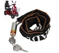 Mobility Scooter Chain Lock, Bike Anti Theft Lock Device High Security Cycling Locks with 2 Keys Heavy Duty Locks, for Motorbike Scooters Gate Fence Grill