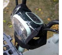 Mobility Scooter Control Pane Tiller Cover Clear Panel Cover Mobility Scooter Waterproof PVC for Visibility in Using Easy to Fit Elasticated Skirt Easy Fix Rain Protector Black