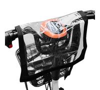 Mobility Scooter Control Panel Cover,Tiller Wtaerproof Panels Case, Console Cover Waterproof, Easy Fix, Rain Protector, for Use When Riding Out in Rainy Days, 72 * 60 * 36cm (Black)