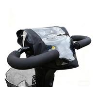 Mobility Scooter Control Panel Cover, Universal Tiller Cover Mobility Scooter Rain Cover Waterproof Console Cover Protective Clear Panel Cover for Elderly Mobility Scooter Electric Wheelchair