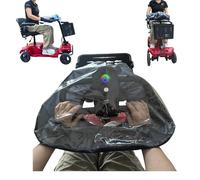 Mobility Scooter Control Panel Till Cover，48x38x22cm Fit for Various 3/4 wheels Mobility Scooters, Heavy-Duty Clear PVC with Elastic Cuffs, Rain Guard for Outdoor Travel & Emergency