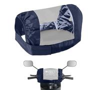 Mobility Scooter Control Panel Tiller Console Cove Waterproof Clear Tiller Cover Universal Tiller Top Protection Console Cover for Elderly Mobility Scooter Electric Wheelchair Easy Fix Navy Blue