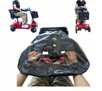 Mobility Scooter Control Panel Tiller Cover，48x38x22cm Fit for Various 3/4 wheels Mobility Scooters, Heavy-Duty Clear PVC with Elastic Cuffs, Rain Guard for Outdoor Travel & Emergency