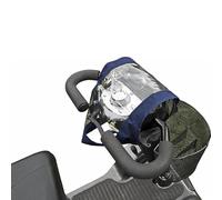 Mobility Scooter Control Panel, Waterproof Clear Tiller Cover, Universal Tiller Top Protection Console Cover Accessories for Elderly Mobility Scooter Electric Wheelchair Storage Arm Joystick (Navy)