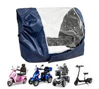 Mobility Scooter Cover - Heavy Duty Clear Waterproof Dustproof Shield, Dura | 17x13x12inch Panel Tiller Sun Rain Guard, Protective Outdoor Storage Cover, Transparent Weather R for Outdoor Travel