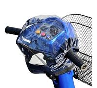Mobility Scooter Cover - Polyester PVC 43x33x30cm, Clear Protective Handleb | Control Panel Cover With Elastic Grip For 3 And 4 Wheel Mobility Scooters | Scooter Protection Cover | For Outdoor Storage