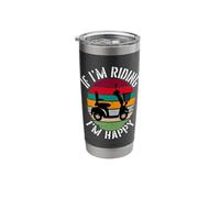Mobility Scooter Happy Mobility Scooter Driver Gift Stainless Steel Insulated Tumbler