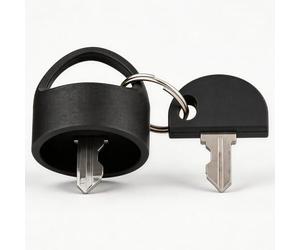 Mobility Scooter Ignition Keys Set of 2, Ergonomic Easy-Pull Ring Knob & Flat Backup Key, Replacement for Pride Mobility Go-Go, Victory 9, Celebrity 2000 Series Handicap Scooters