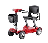 Mobility Scooter - Lightweight 4-Wheel All Terrain Motorized Scooter, Portable and Compact, Ideal for Adults, Elderly and Disabled Users