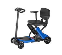Mobility Scooter, Lightweight Aluminum Frame, 180W Motor, Electromagnetic Brake, Comfortable and Foldable Design for Adults and Seniors