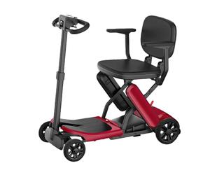 Mobility Scooter, Lightweight Aluminum Frame, 180W Motor, Electromagnetic Brake, Comfortable and Foldable Design for Adults and Seniors