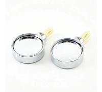 Mobility Scooter Mirrors 22mm Handle Bar End Rearview Side Mirrors Motor Accessories Pair Universal Motorcycle Mirror Chrome Plated Black