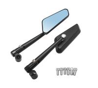 Mobility Scooter Mirrors Motorcycle CNC Aluminum Rearview Mirrors Universal Easily Install, Direct Bolt On To The Stock Mounting Point Large Glass Lens