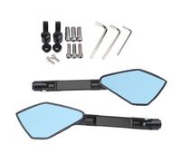 Mobility Scooter Mirrors Universal CNC Aluminum Motorcycle Rearview Mirrors Blue Anti-glare Mirror For DUCATI