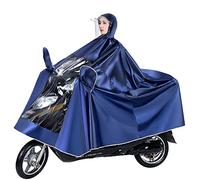 Mobility scooter rain cape,rain coat,cycling raincoatMotorbike Waterproof Lengthened Poncho Motorcycle Anti-fog Rainwear With Mirror Slots Motorcycling Large Rain Cover (Color : Red, Size : Double 5XL