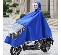 Mobility Scooter Rain Cover, Multifunctional Waterproof Outdoor Poncho Backpack Raincoat for Cycling, Windproof Hooded Rain Cape for Men and Women