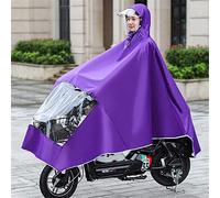 Mobility Scooter Rain Cover, Multifunctional Waterproof Outdoor Poncho Backpack Raincoat for Cycling, Windproof Hooded Rain Cape for Men and Women